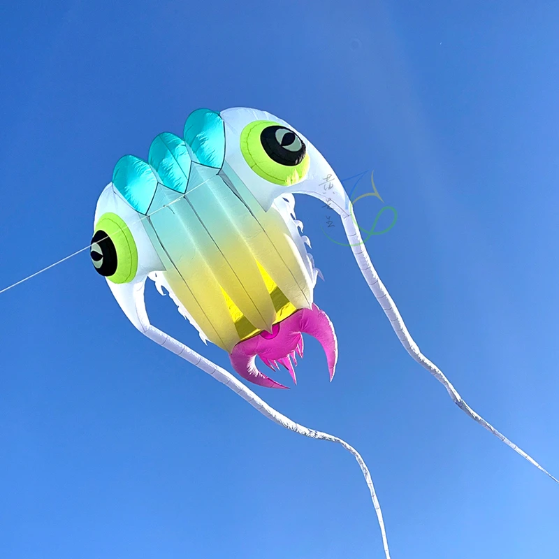 New trilobites kite flying weifang kites soft kite reel for adults kites inflatable kite line winder octopus kite drachen cometa