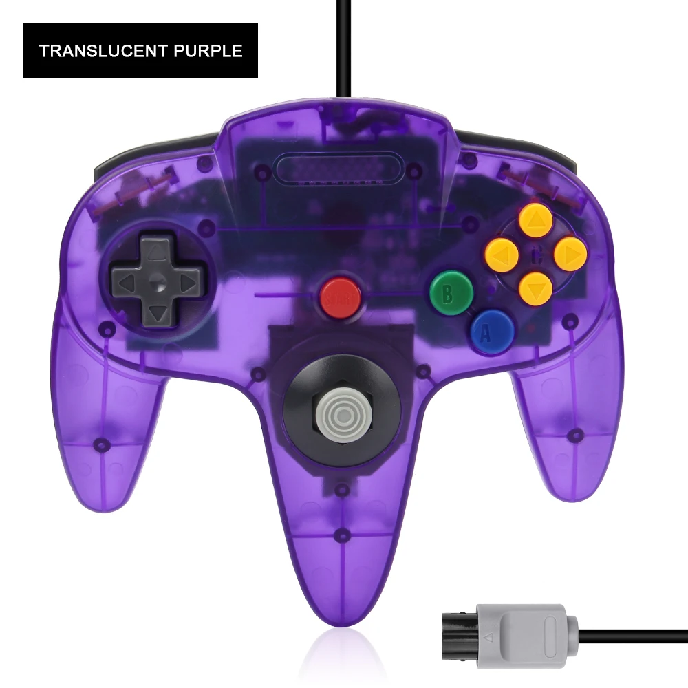 N64 Wired Retro Gamepad (8 Colors)