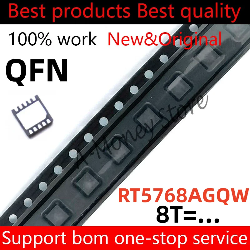 

(5pcs)RT5768AGQW RT5768A 8T=2C QFN-10