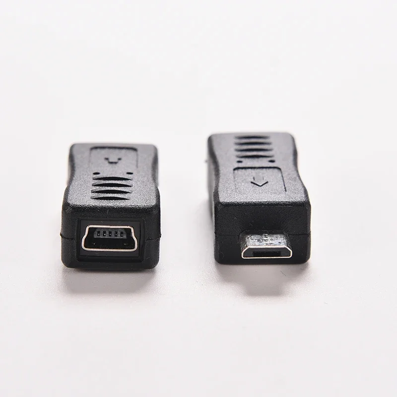 

Micro USB Male To Mini USB Female Adapter Connector Converter Adaptor for Mobile Phones MP3