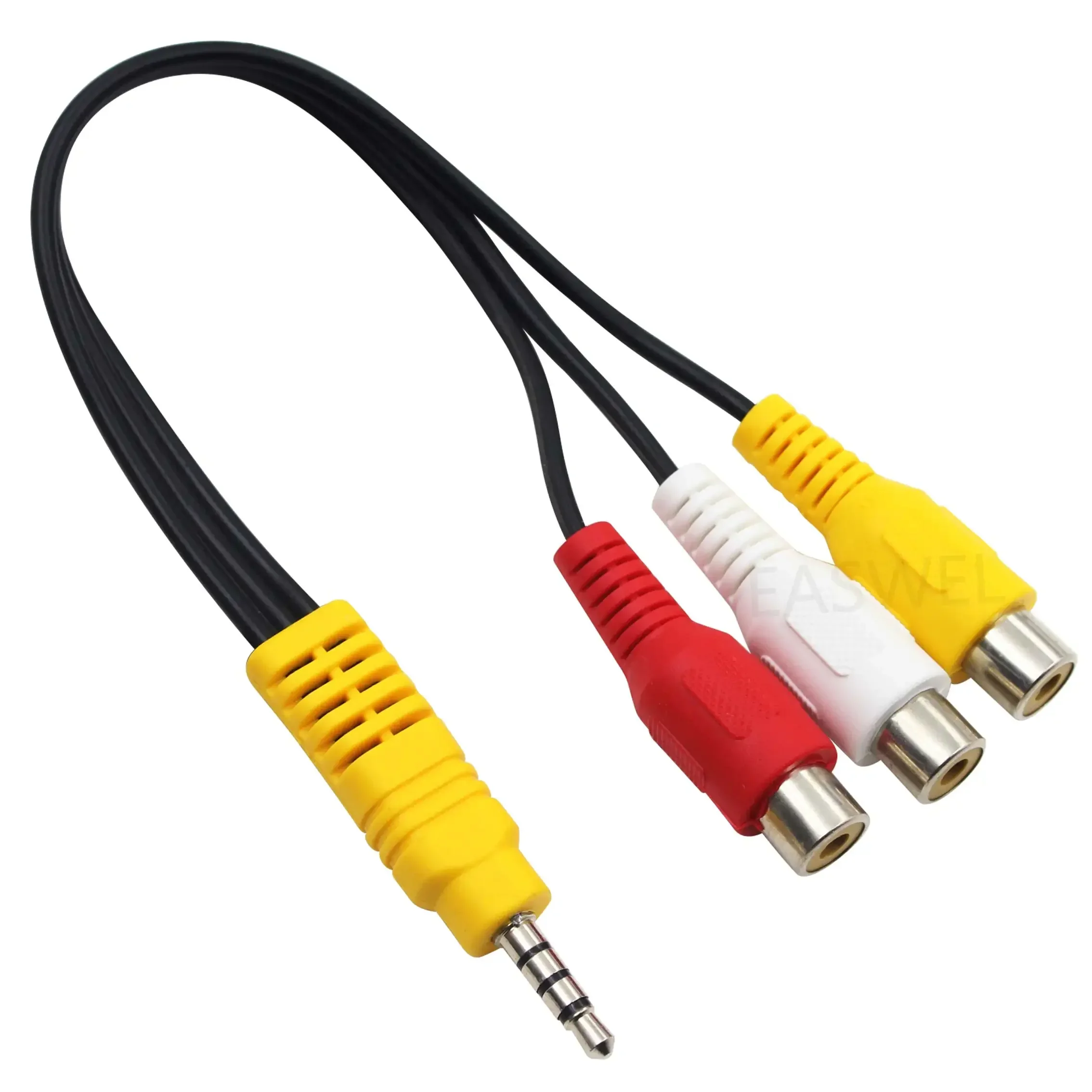 3ft. RCA to 3.5mm Jack Composite A/V Cable and 3.5mm to RCA Audio Video Adapter