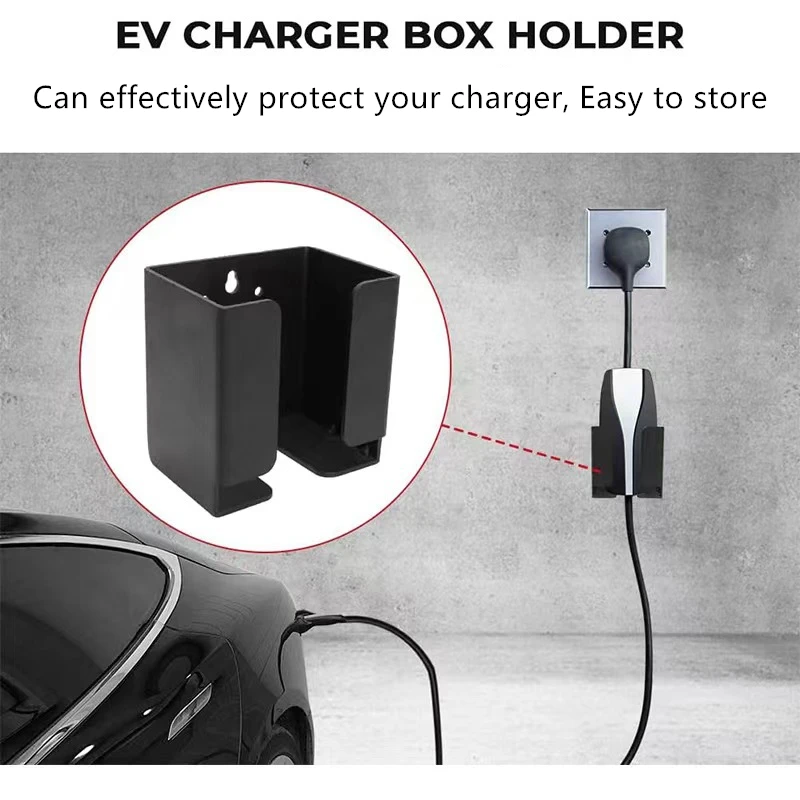 Portable Eletric Vehicle EV Charger Wallbox Control Iron Holder Easy Install  Electric Car Charging Wall Connector Stand