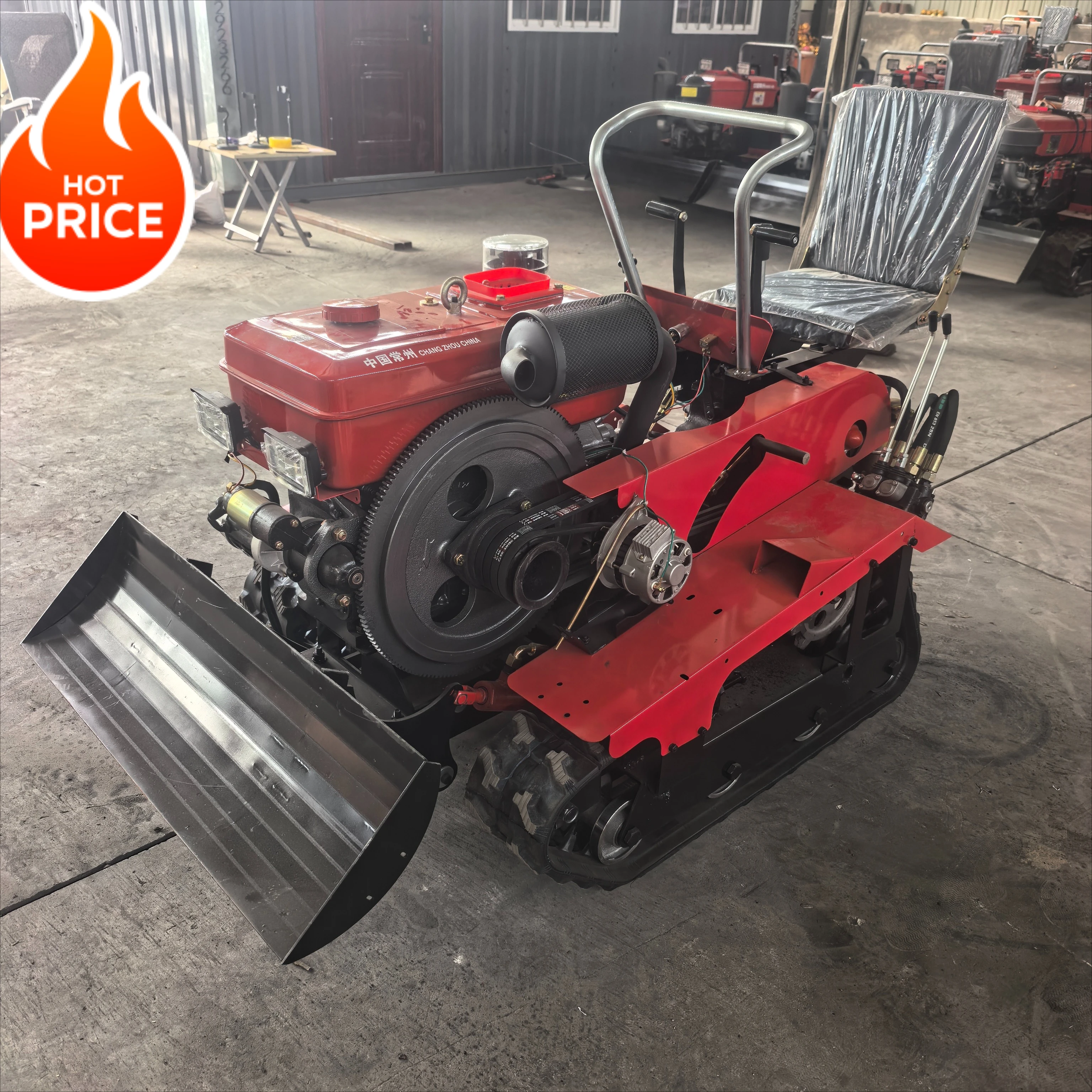 

25hp Rugged Mini Tiller: No Stalling in Muddy Plots on Rainy Days, Guaranteed Operation in Harsh Environments