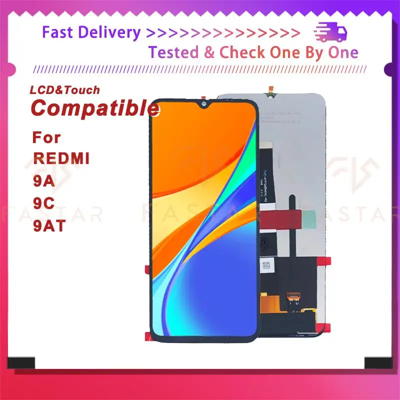 

6.53"Original For XIAOMI REDMI 9A lcd 9C 9AT LCD Display Touch Digitizer Assembly Replacement mobile phone Screen 9AT 9A 9C lcd