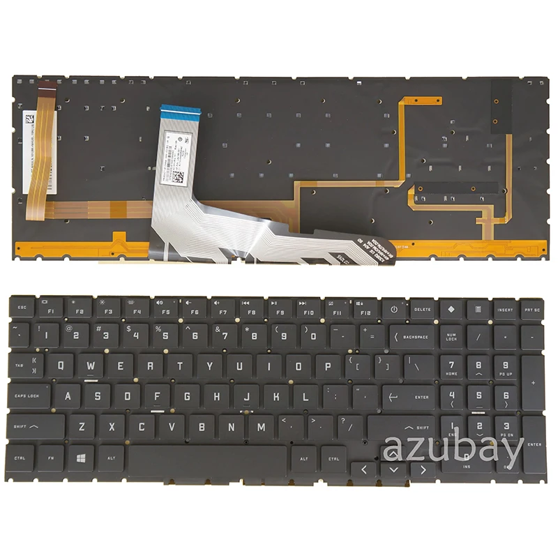 US Keyboard For HP Omen 15-ek 15-ek000 15t-ek000 15-en 15-en0000 15-en1000 15z-en000 15z-en100 L84188-001 4 Zone-RGB Backlit