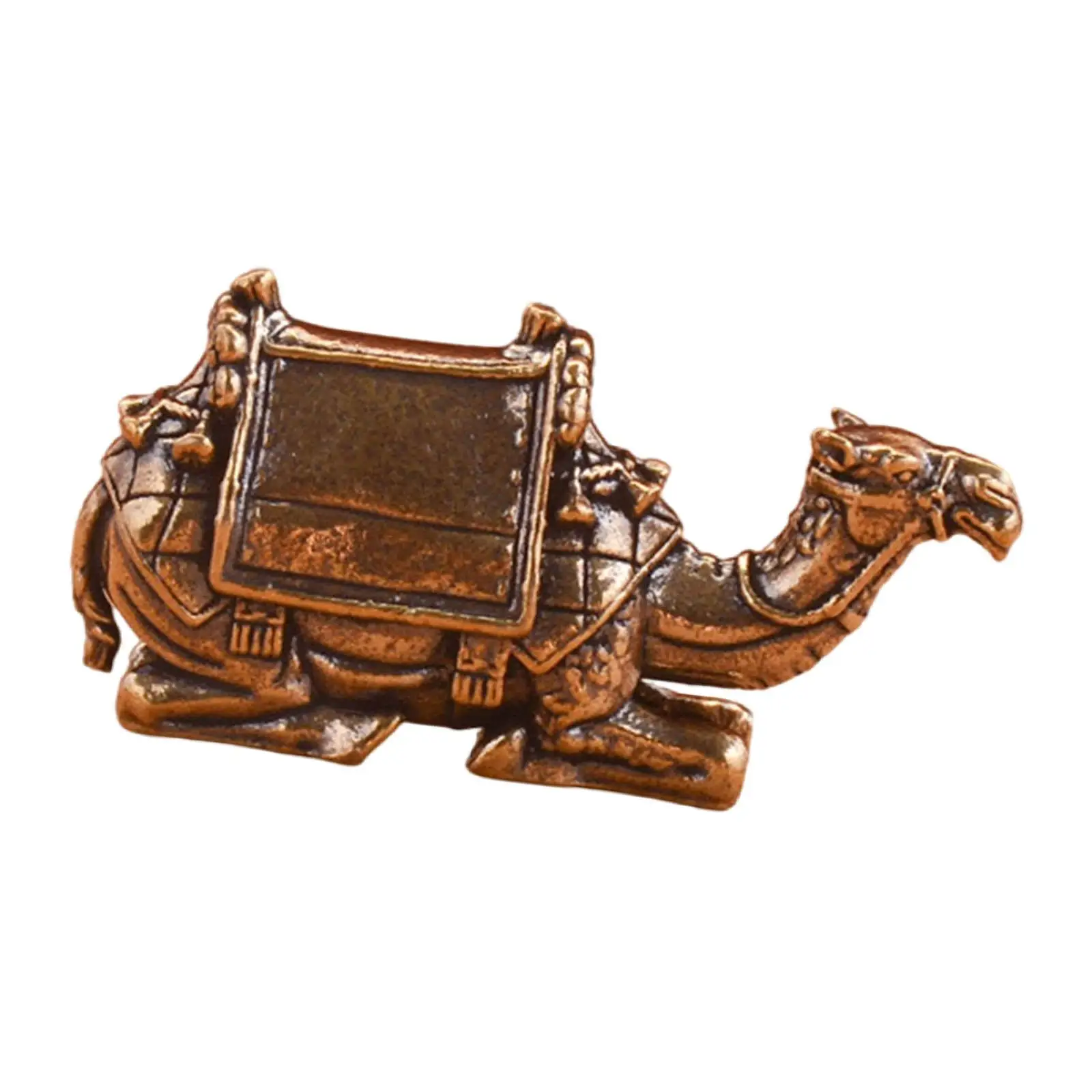 Brass Figurine Mini Lifelike Collection Portable Sculpture Tabletop Ornament for Living Room Table Centerpiece Decoration