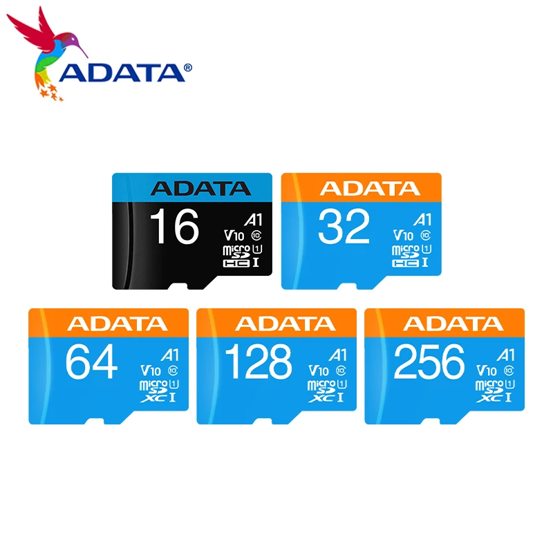 ADATA TF(MicroSD) Memory Card AUSDX UICL10A1 High-speed Version A1C10 V10 micro sd card100MB/S Monitoring Tachograph Card