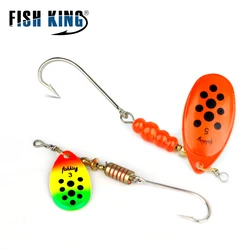 NGB Fishing Lure Spinner Bait Single hook4.1g 5g 7.8g 10.5g 15g Spoon Bass Hard Baits With High Quality Hook For Pike Carp