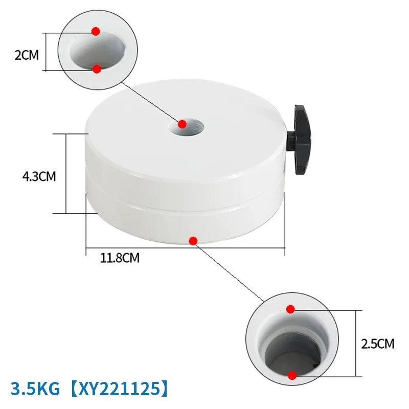 

Astronomical photography counterweight 1.8/3.5/5kg -Suitable for 2cm diameter counterweight rod