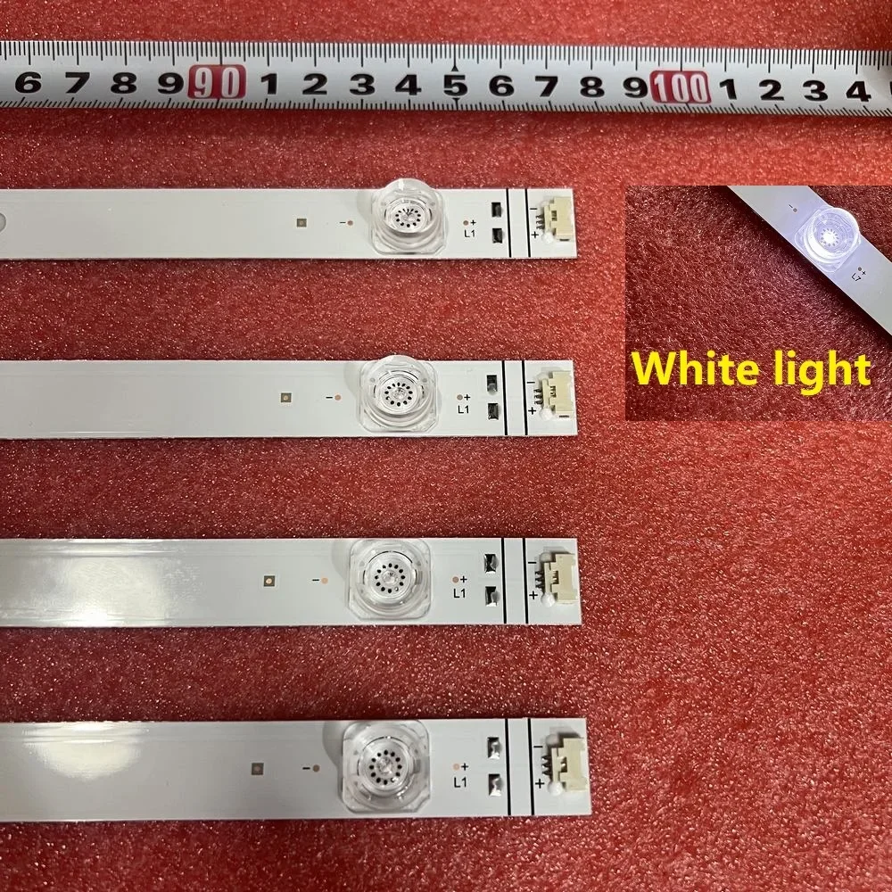 4pcs/set LED Strip 9LED white light For Panasonic TH-50HX700B JVC LT-50VA8035 TOSHIBA 50UK4B63DB RF-CF500005SE30-0901