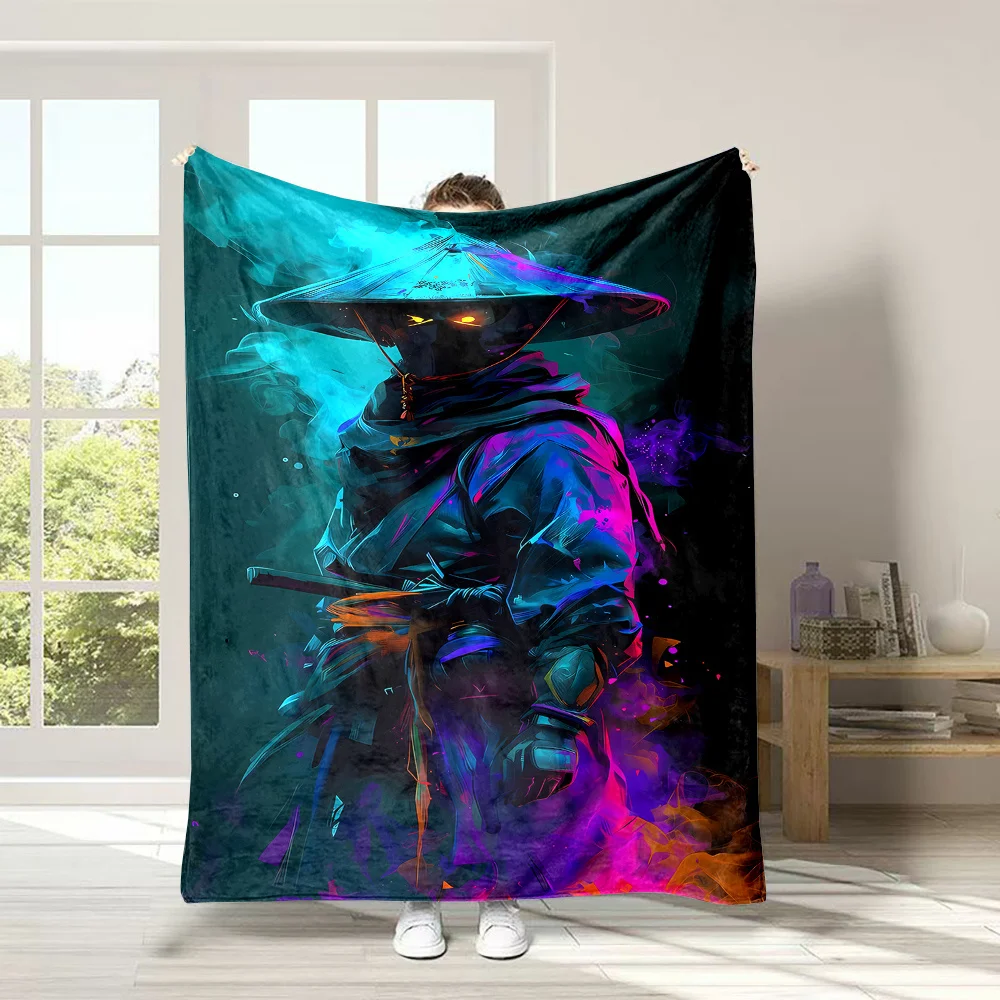 Aesthetic Anime Throw Blanket Pop Art Wall Tapestry Decor Large Cyberpunk Style Bed Throw Gift for Home Decoration