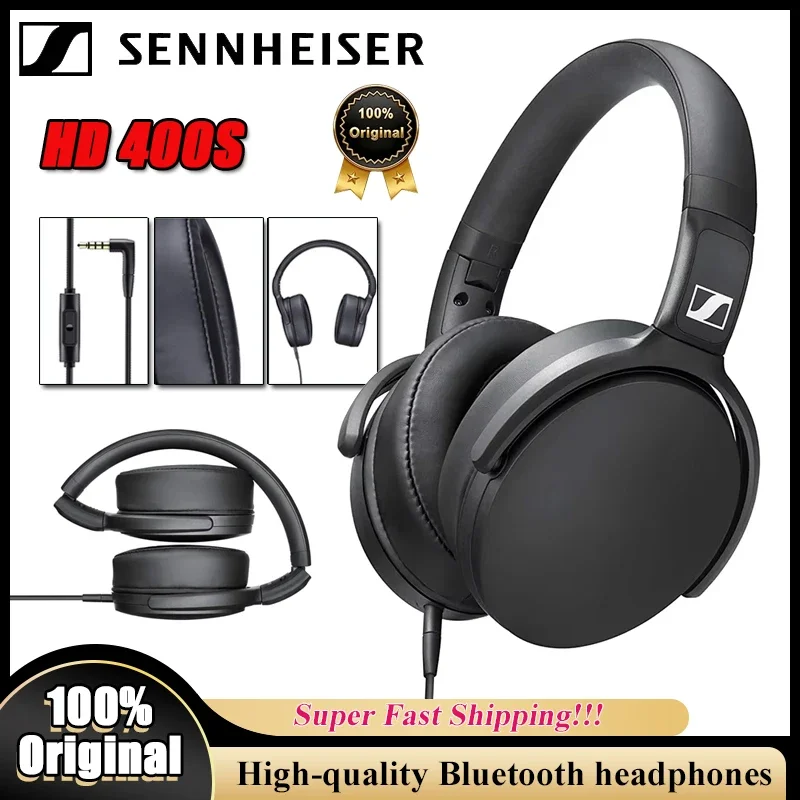Sennheiser HD 400S Around-Ear Headphones Noise Isolation Ear