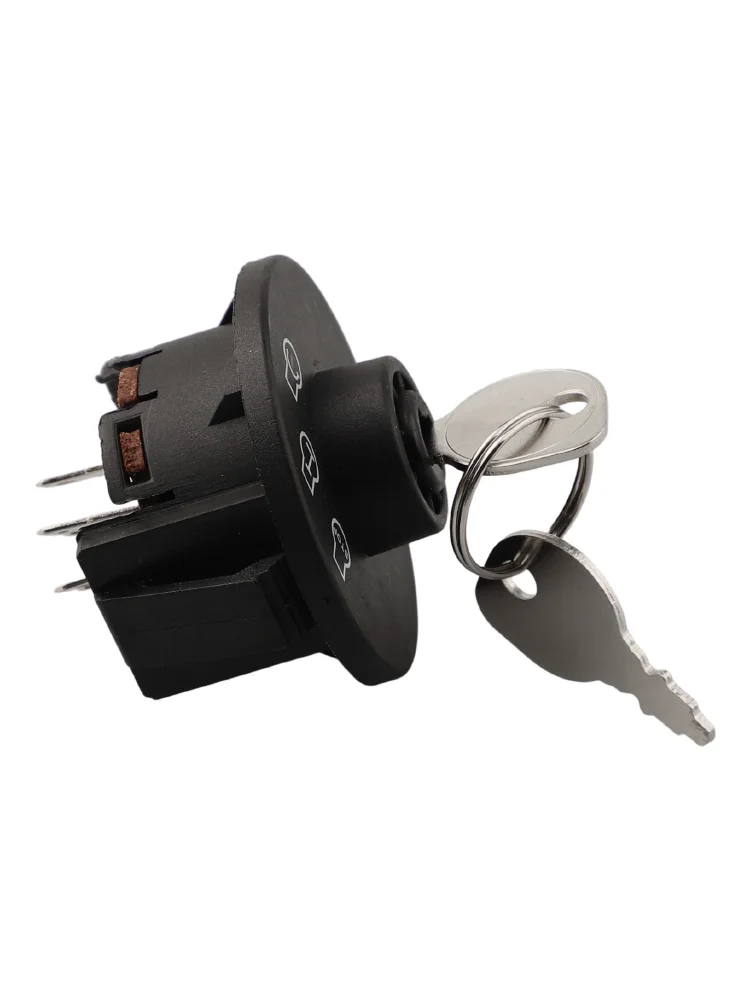 Ignition Switch with Key for Lawn Mowers Three Positions to Enhance User Experience Fits Models For 1172221 & 1374100