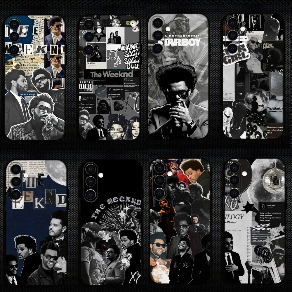 

the weeknd design Phone Case For Samsung Galaxy A73/A72/A71/A70/A53/A52/A51/Others Soft Black Shell