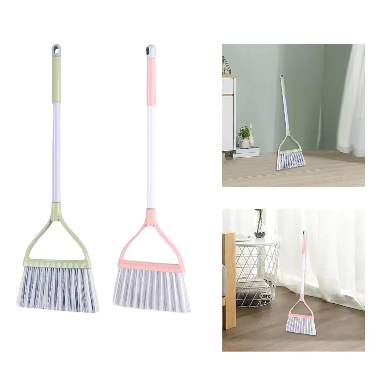 Pretend Sweeping Play Toy Educational Role Playing Early Learning Children Cleaning Broom for Ages 3-6 Years Old Girls Boys