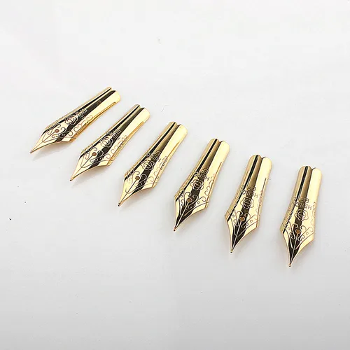 Imagen 1 del producto Bolígrafo de oficina de 26 puntas, pluma estilográfica de edición limitada, apta para la mayoría de las plumas estilográficas golden F EF, 5 unidades