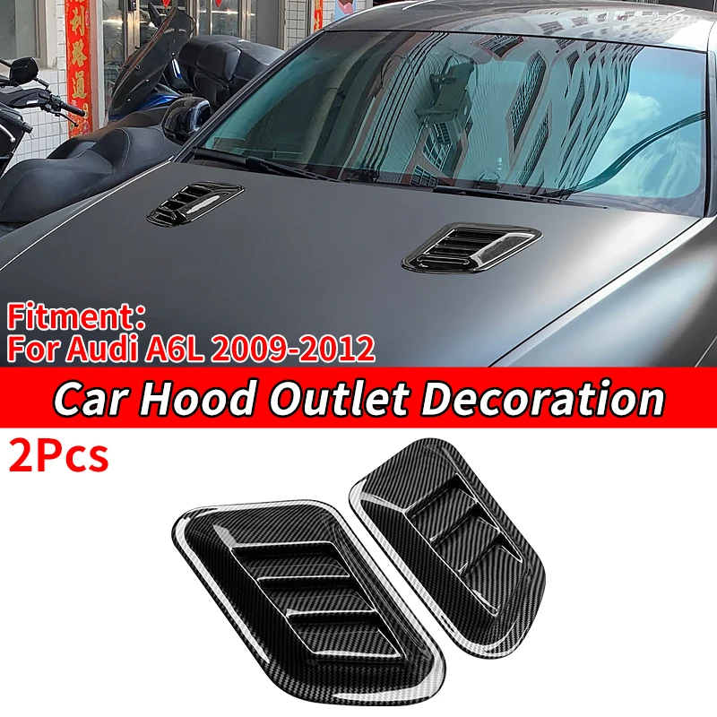 

Car Air Flow Intake Hood Scoop Univer-sal Automotive Hood Bonnet Decor Auto Accessories Car Modefication For Audi A6 2009-2012