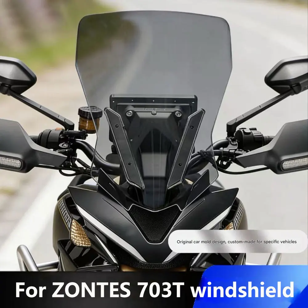 

For ZONTES 703T 703 T 703-T Motorcycle modified windshield front windscreen chest protector windproof rainproof board deflector