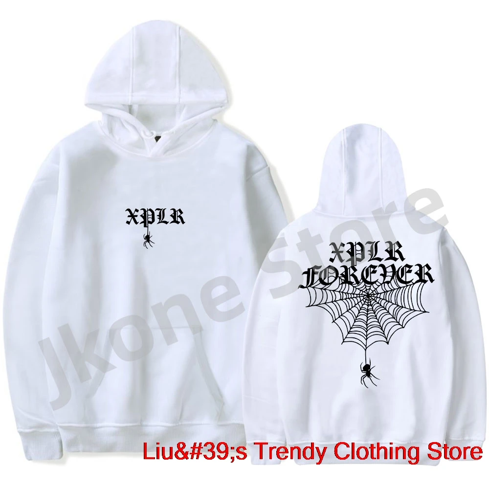 Sam En Colby Spider Hoodies Xplr Hell Week Merchandise Vrouwen Man Fashion Casual Lange Mouw Streetwear Top