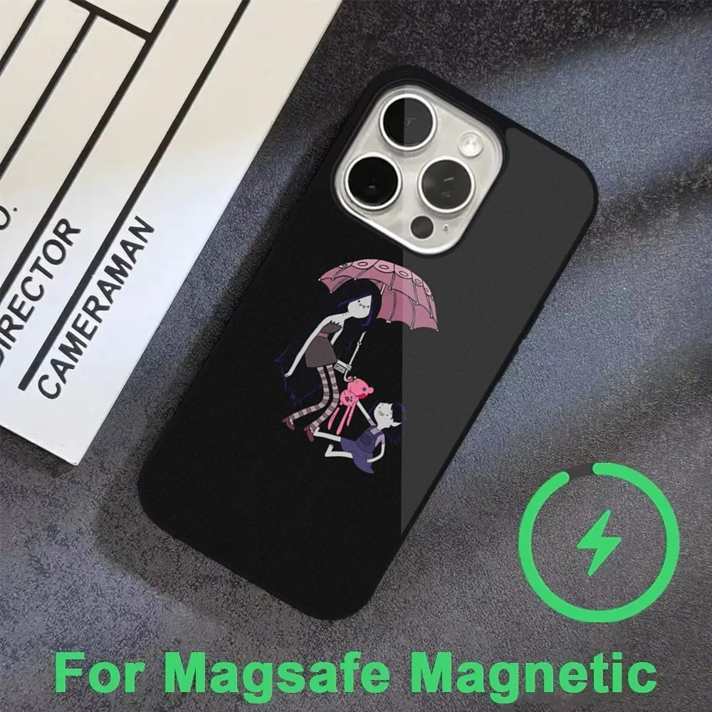 Чехол для телефона AdventureS Time M-Marceline для iPhone 16,15,14,13,12,11, Pro, Max, Plus, Mini, Magsafe, магнитный чехол для беспроводной зарядки