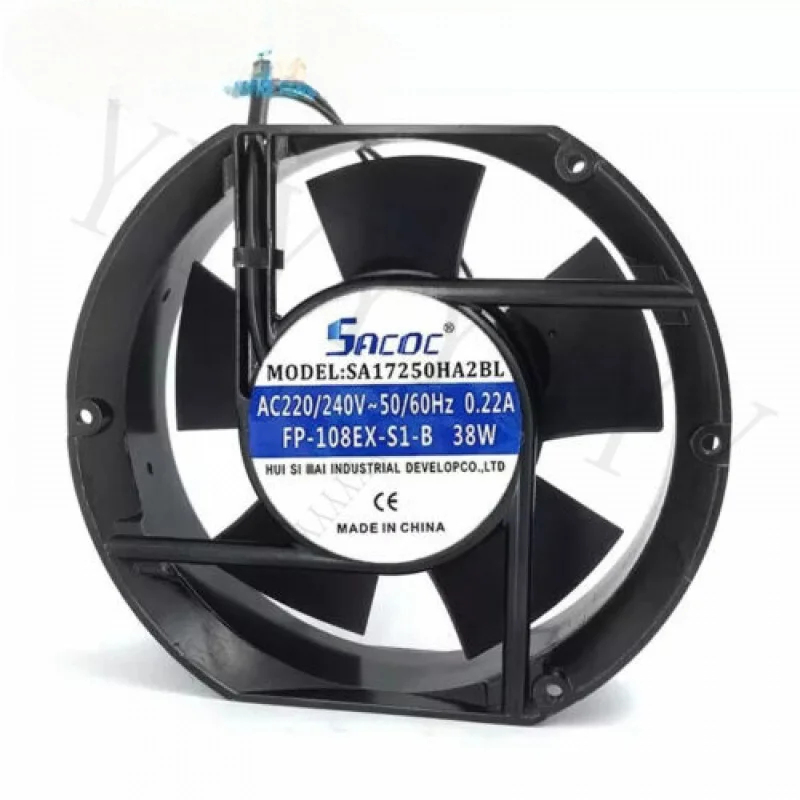 

Y+ ДЛЯ SACDC SA17250HA2BL 220 В 0,22 А 38 Вт 17251 17 СМ Осевой охлаждающий вентилятор