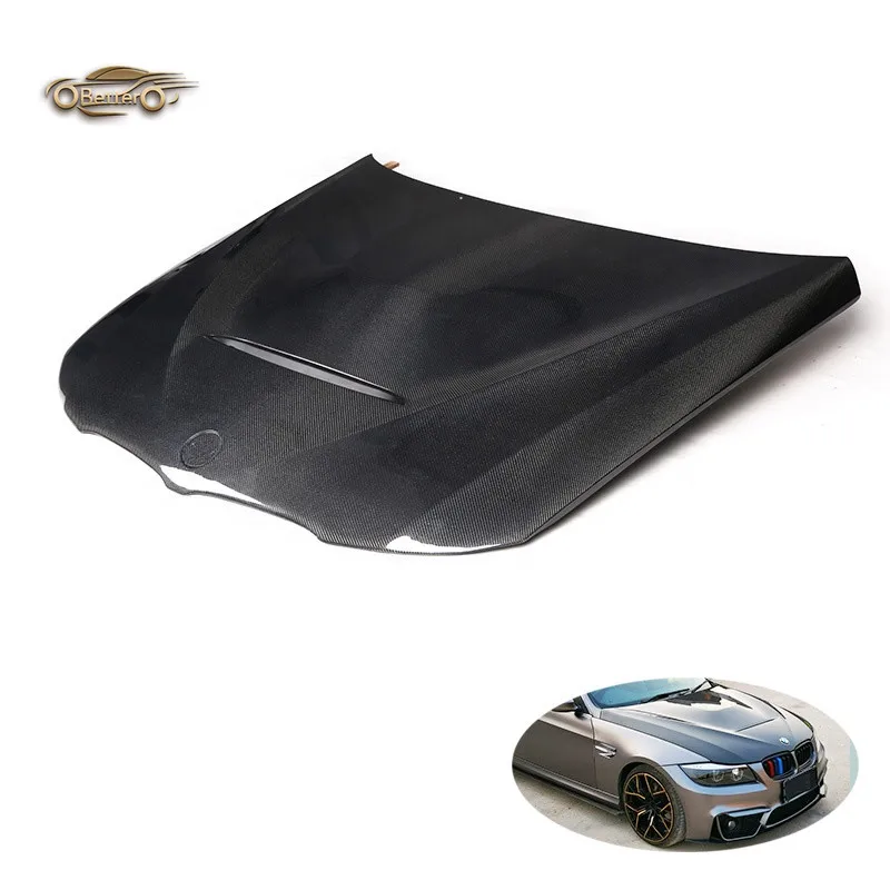 

BETTER High Quality carbon fiber hood For B-MW 3 Series E90 update to GTS Style bonnet