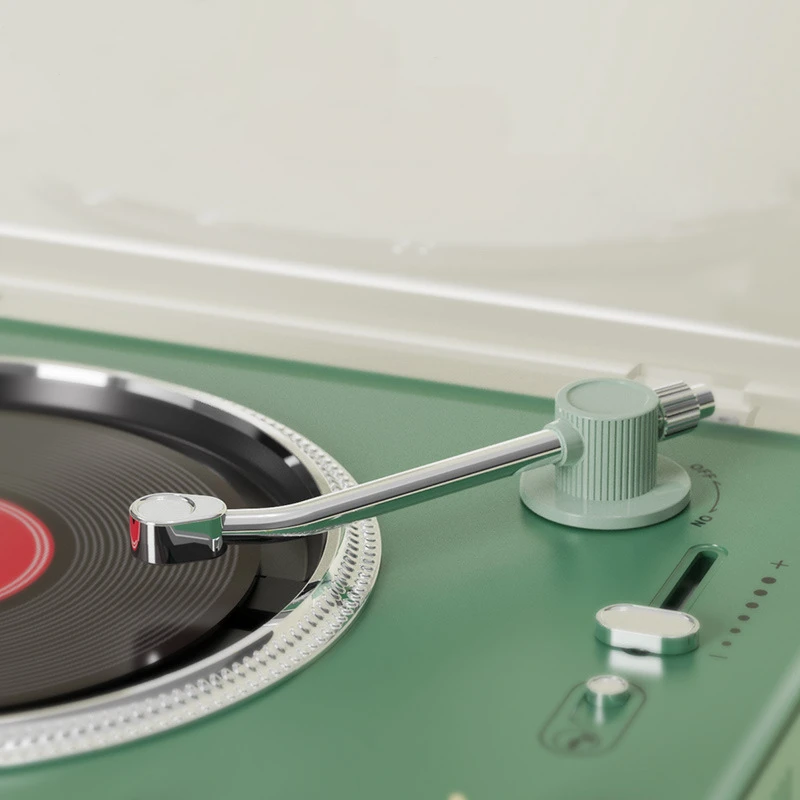 CD-67CD Player, Music Album Player, All-in-One Turntable, Bluetooth Speaker