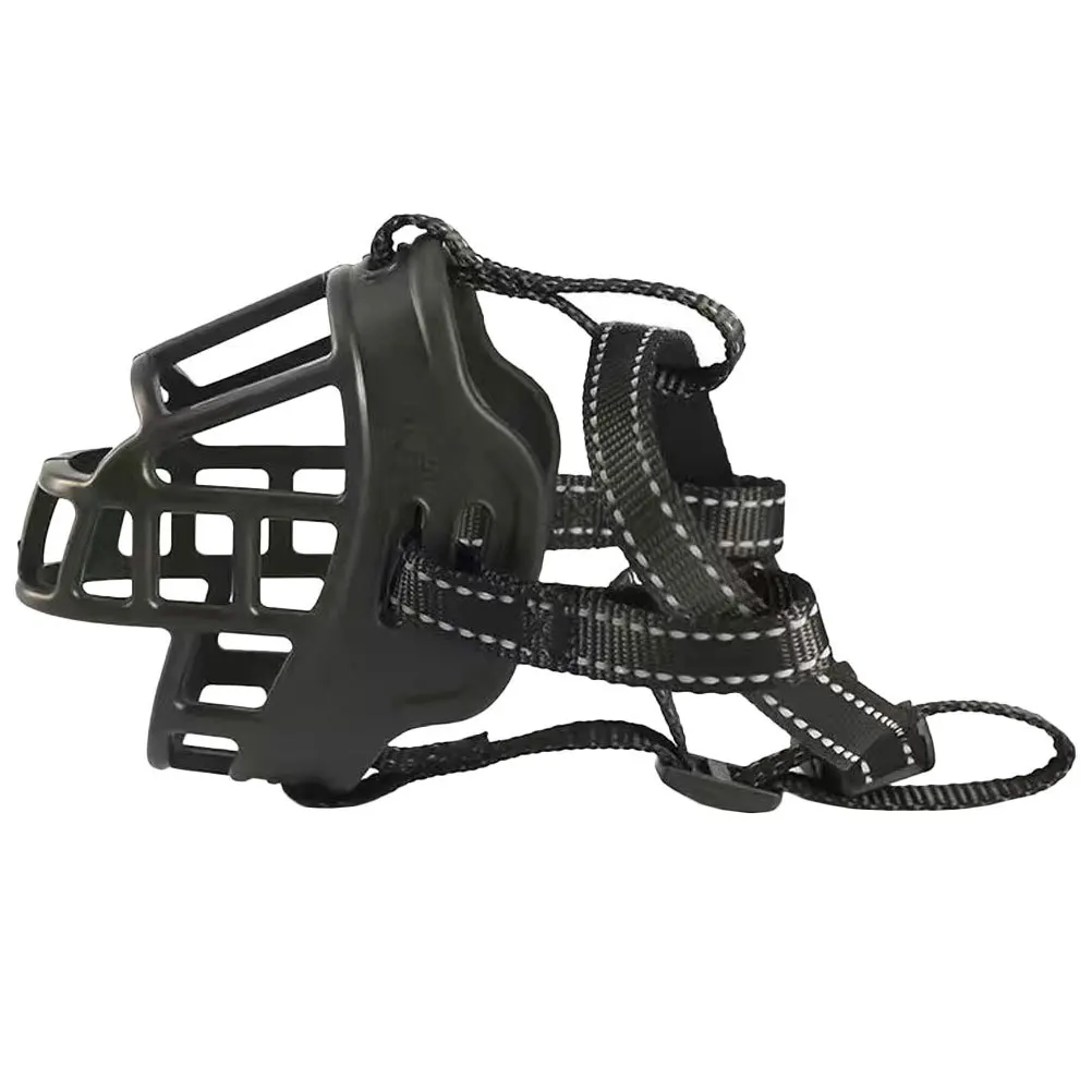 

Premium Tpr Adjustable Dog Muzzle for Large Medium Small Dogs Breathable Anti-Bite Anti-Bark Basket Muzzle for Pet Outdoor