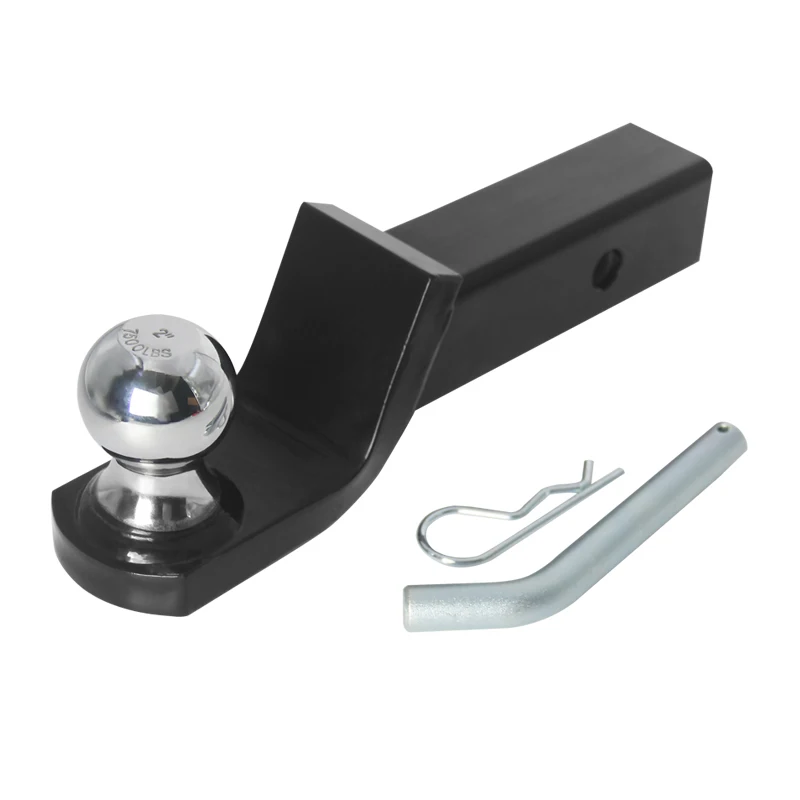 Trailer Hitch Mount, 2-Inch trailer ball, Latch, Fits 2-In Receiver, 7,500 lbs trailer arm