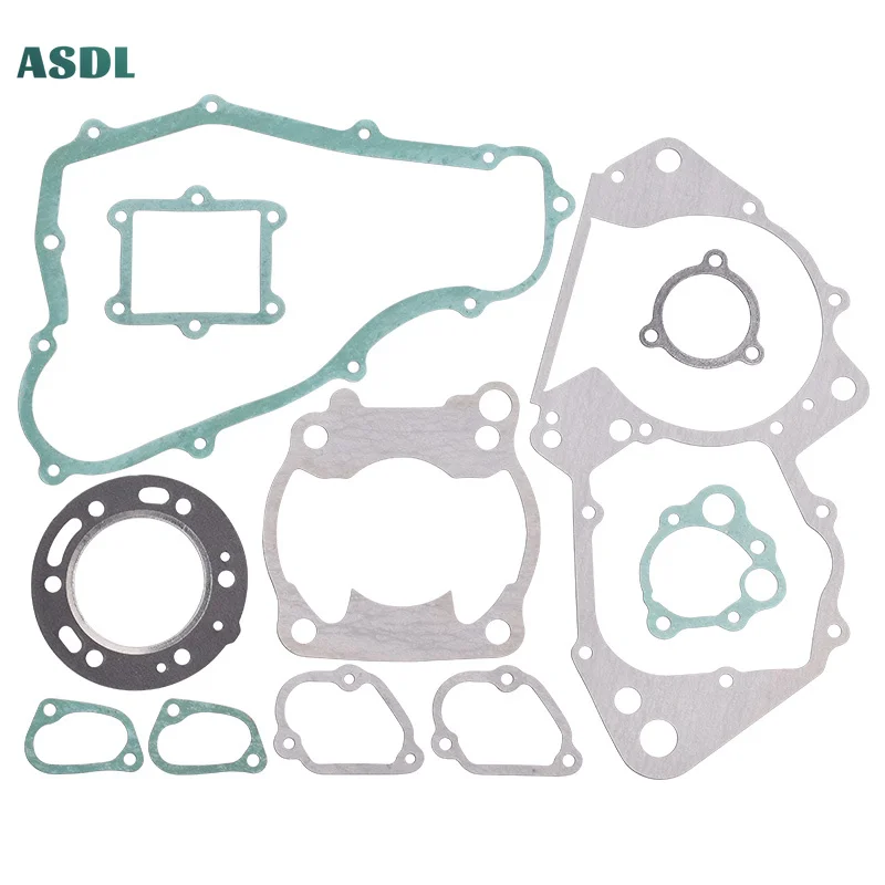 250cc Motorcycle Engine Full Cylinder Head Complete Overhaul Gasket Mat For Honda CR250R A 1989 1990 1991 CR 250 12254-KZ3-000