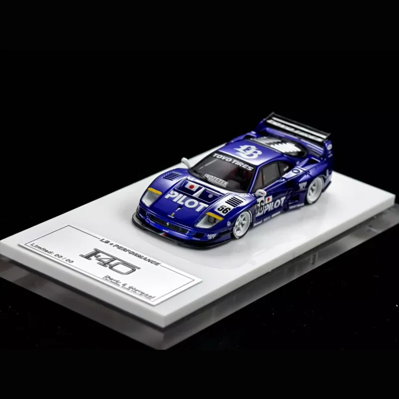 APAxpo 1:64 2025 Foshan Modificatie Tentoonstelling R35 GT-RR LB F40 hars automodel, verzamelornament, echt op voorraad