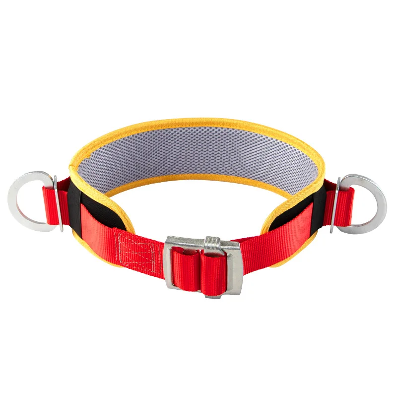 12mm Professional Safety Climbing Belt Downhill Harness Rescue Belay Device Equipment Suitable for Rock Climbing Mountaineering