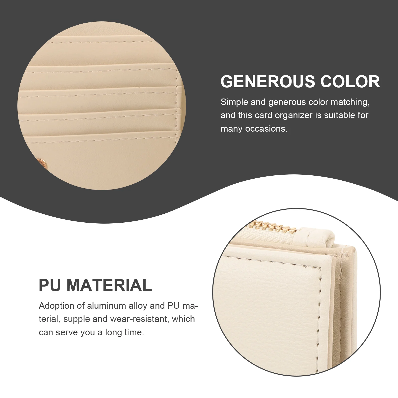 Llavero de PU plateado, bolso portátil duradero, bolso de moda para mujeres, niñas, señoras, billetera, moneda, tarjeta, fiesta