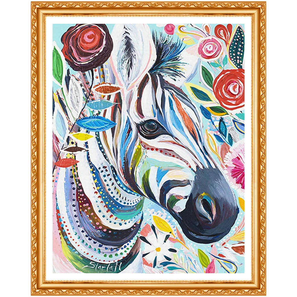 Diamond Painting Elephant And Horse Full Square Animals Series DIY 5D Diamond  Embroidery Needle Craft Wall Decor