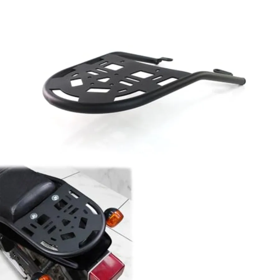 

Багажник подходит для TW200 19872025 TW200, грузовая стойка для мотоцикла, задняя верхняя стойка для мотоцикла для улучшенного хранения и безопасности Transp