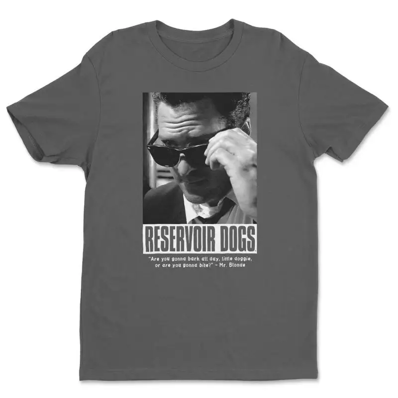 Officially Licensed Reservoir Dogs - Bark All Day or Bite Mens T-Shirt