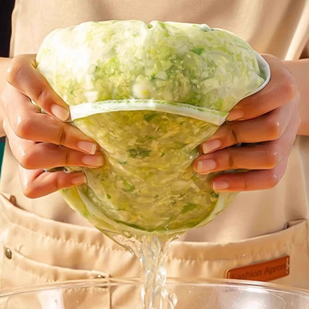 

3Pcs Reusable Nylon Dumpling Filling Squeezer for Kitchen Juicing Soy Milk Filtering Fine Mesh Strainer Bags Home