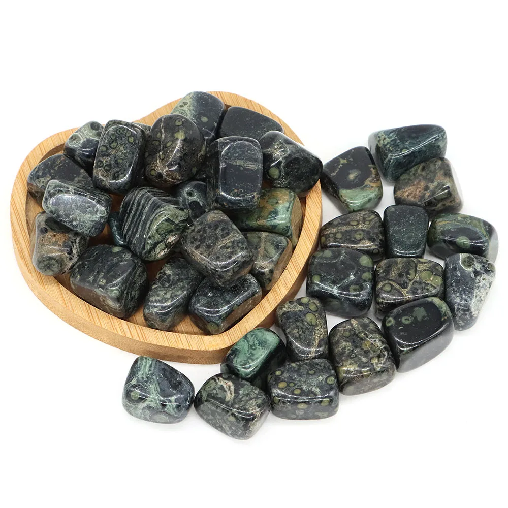 Kambaba Jasper Natural Tumbled Stone Healing Crystal Reiki Bulk Gem Quartz Mineral Specimen Tank Aquarium Garden Home Decoration