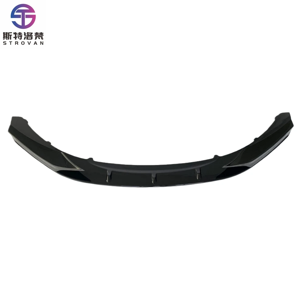 

STLF ABS Blow Mold Front Bumper Lip Front Splitter for BMWS 1 Series F20 2012-2014 Gloss Black Auto Parts