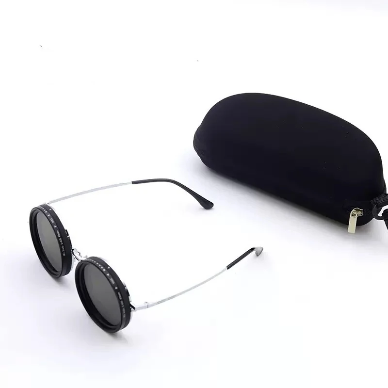 

Personality Sunglasses Men Handmade Innovative Design 9 Speed Unlimited Adjustment UV400 Fashion Polarized Glasses for Women