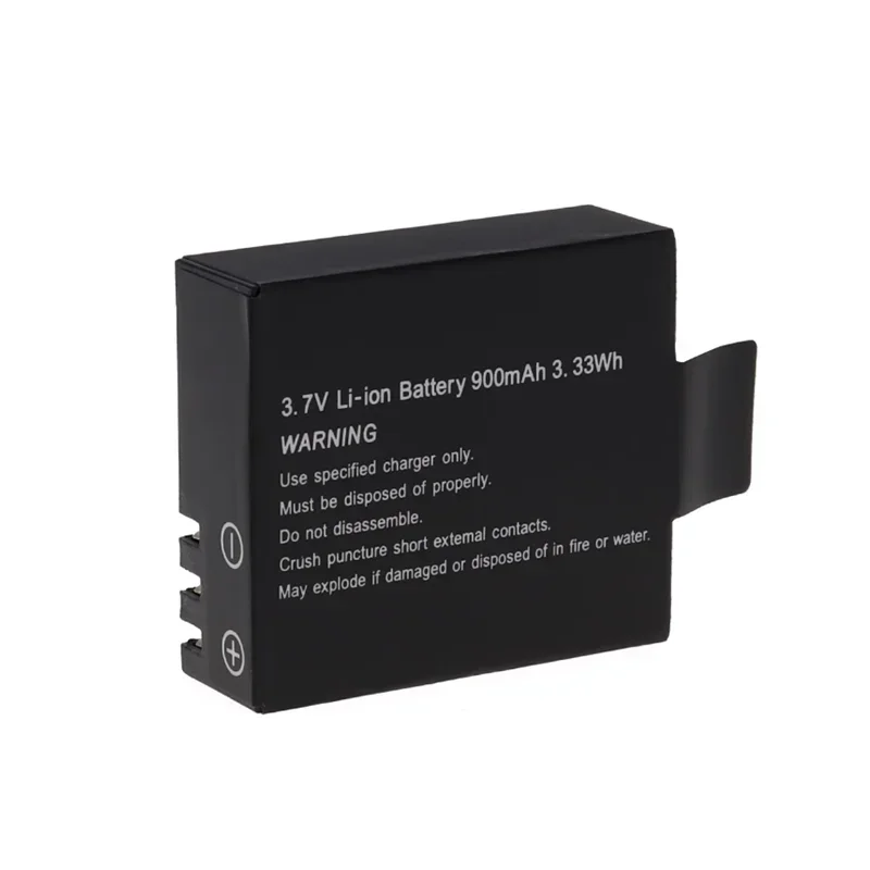 Replacement Action Camera Battery 3.7V 900mAh Li-ion Rechargeable For SJCAM SJ4000 SJ5000 SJ6000 WiFi Compatible Cameras
