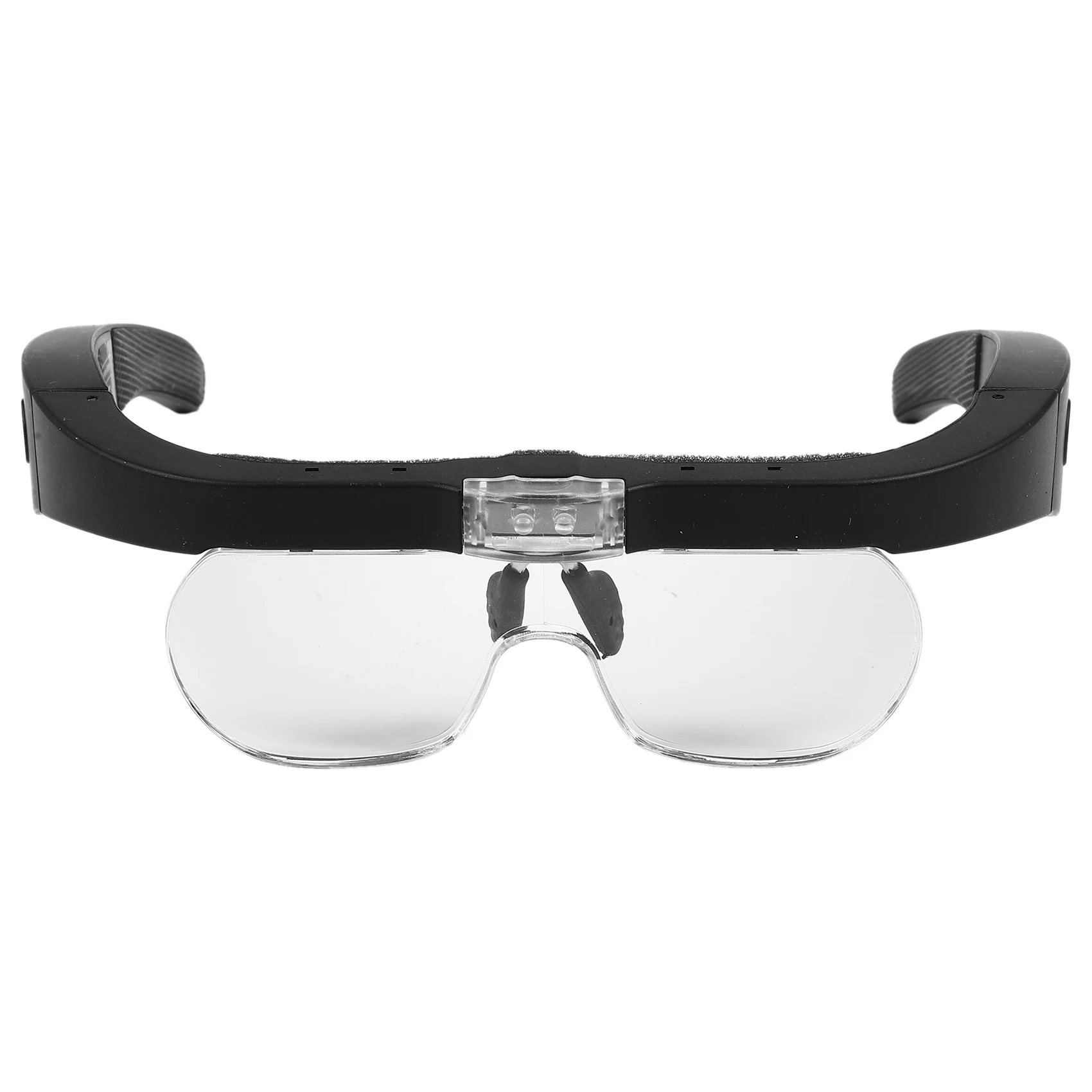 The New Wearing Glasses Magnifier USB Rechargeable with LED Light For Reading Jewelers Watchmaker Repair Magnifing