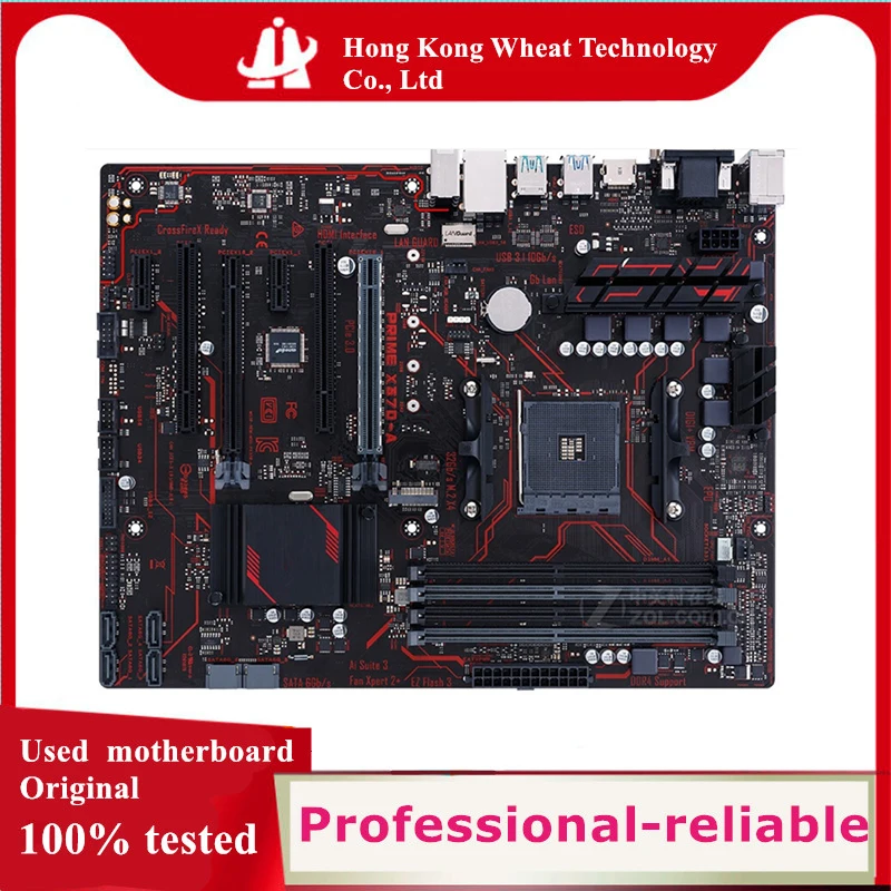 

AMD X370 PRIME X370-A motherboard Used original Socket AM4 DDR4 64GB USB3.0 SATA3 Desktop Mainboard