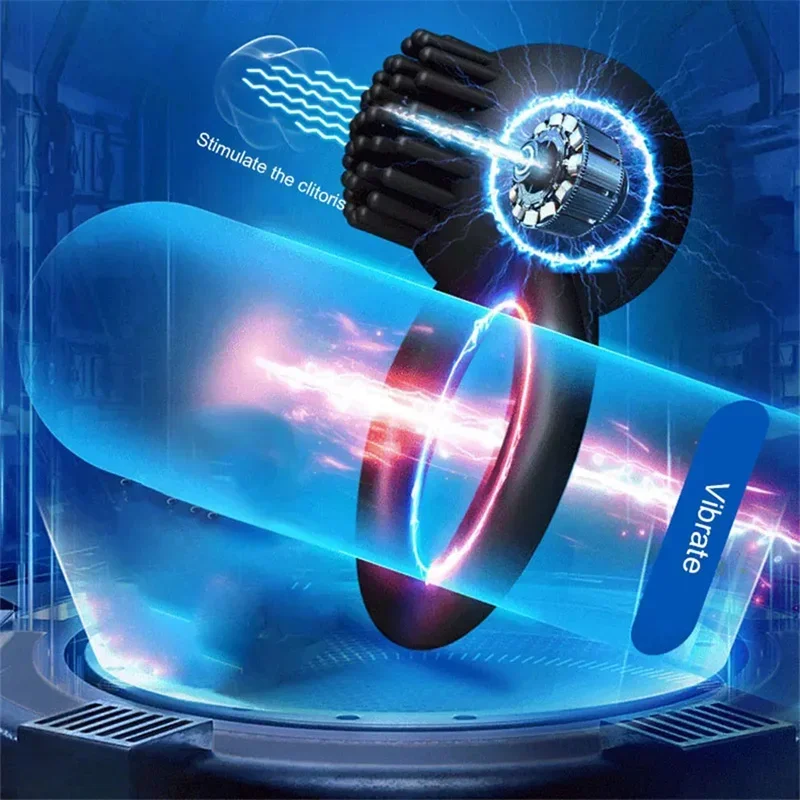 Insertable Men's Penis Ring Finger Penis Vibrator Artificial Pussy 18 Plus Adult Toys Cone Trainer Male Suxual Toy Mouth Toys