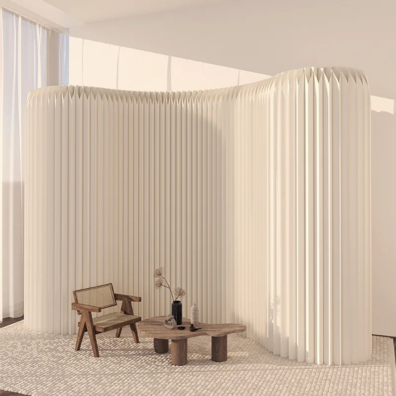 

Screen dome shape paper wall luminous screen office partition baffle