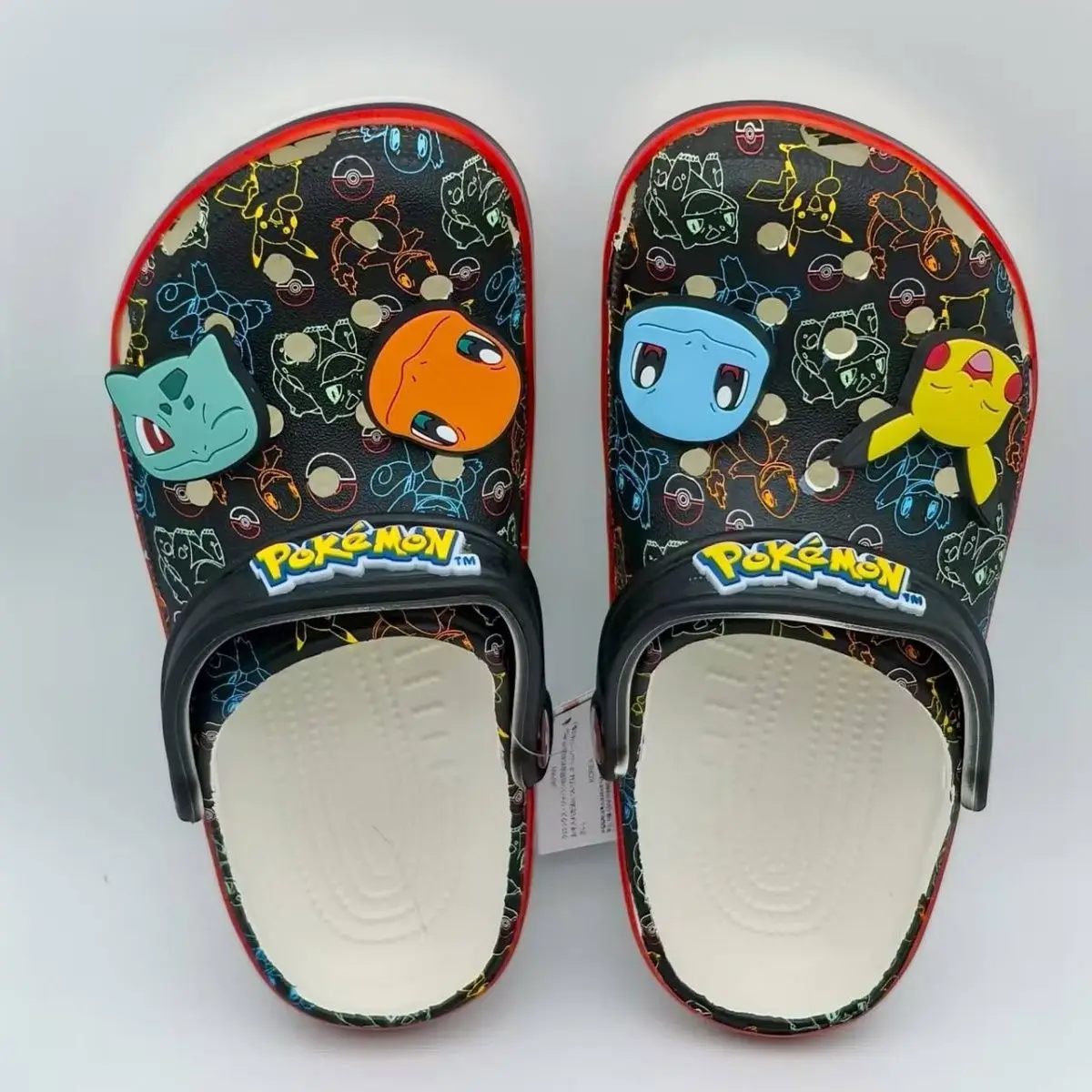 

Обувь Kawaii Pikachu, пляжные сандалии с героями мультфильмов, тапочки, сандалии, нескользящие, дышащие, износостойкие, повседневные, для взрослых, подарок, для пляжного отдыха