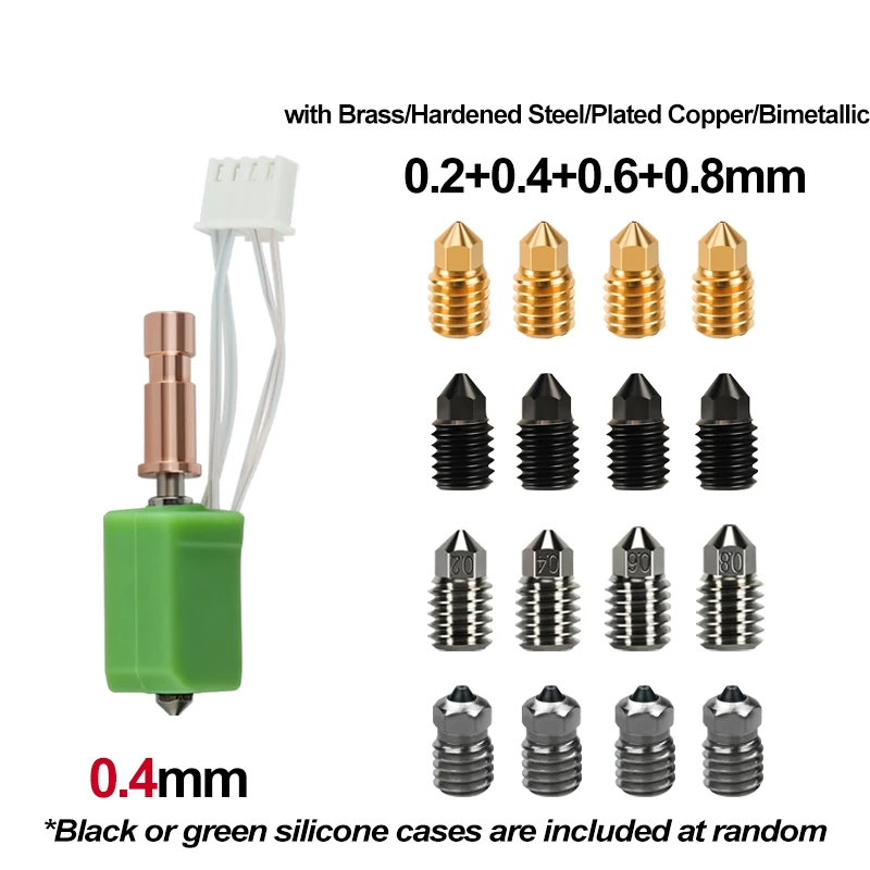 Upgrade Hotend Keramikdüse für Anycubic Kobra S1/Kobra S1 Combo S1C 3D-Drucker 24V 48W Schnellheizung 3D-Drucker Zubehör