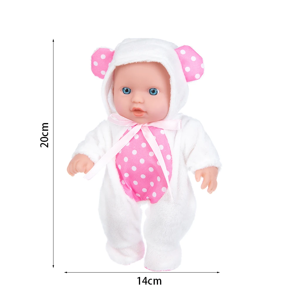 Movable Reborn Baby Toy Baby Dress-Up Simulation Holiday Party Household Children Playing Game Toy Kids Gift Supplies