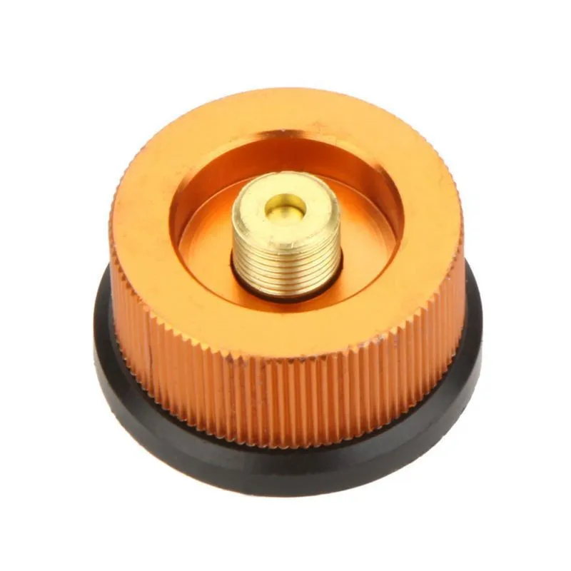 Cylinder Multi-functional Camping Stove Cooking Stove Head Outdoor Cassette Stove Self-Locking Conversion Head Flat