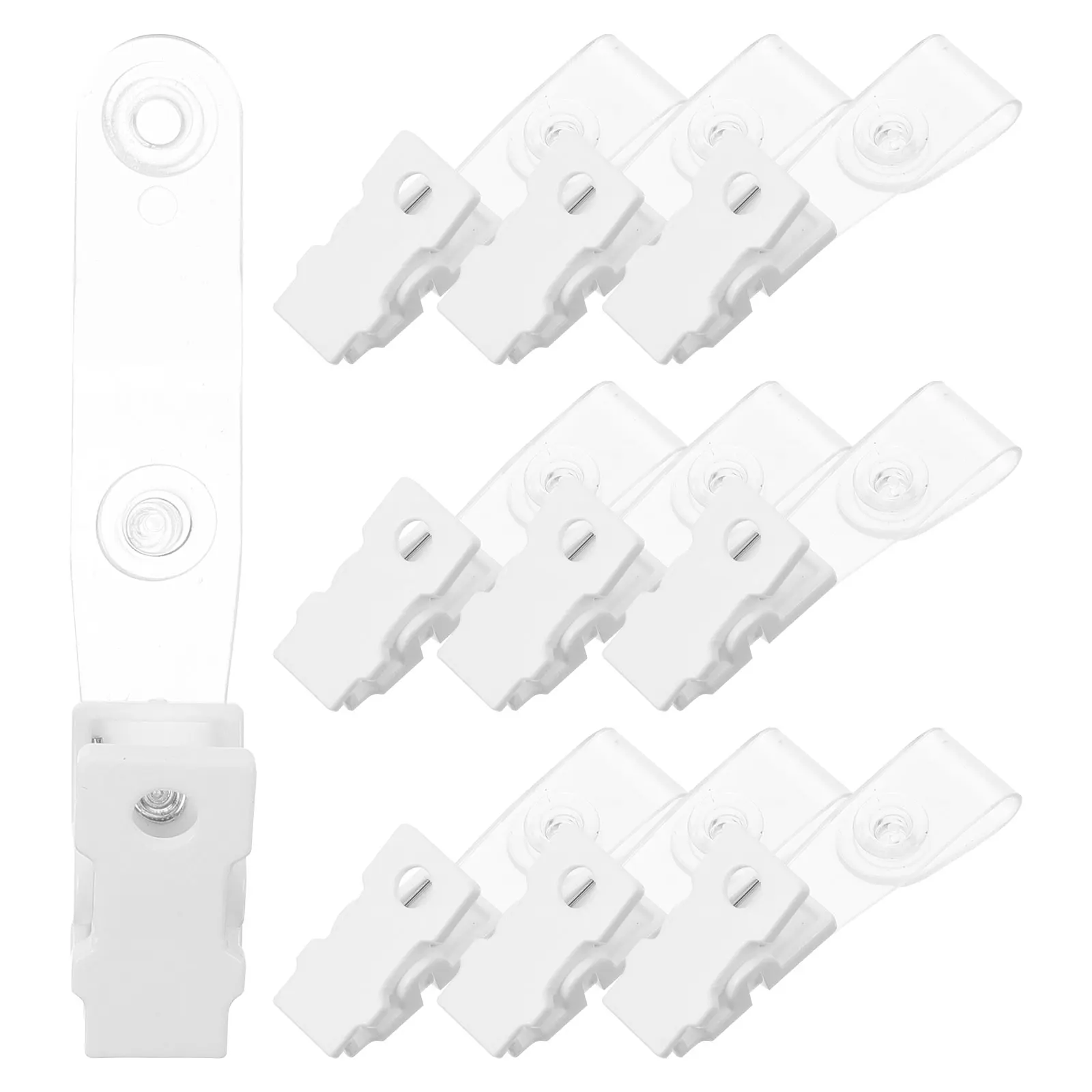 

10pcs Garden Flag Clips Durable Metal Holders PVC Strong Windproof Easy Installation Lawn Accessories Flag Stoppers